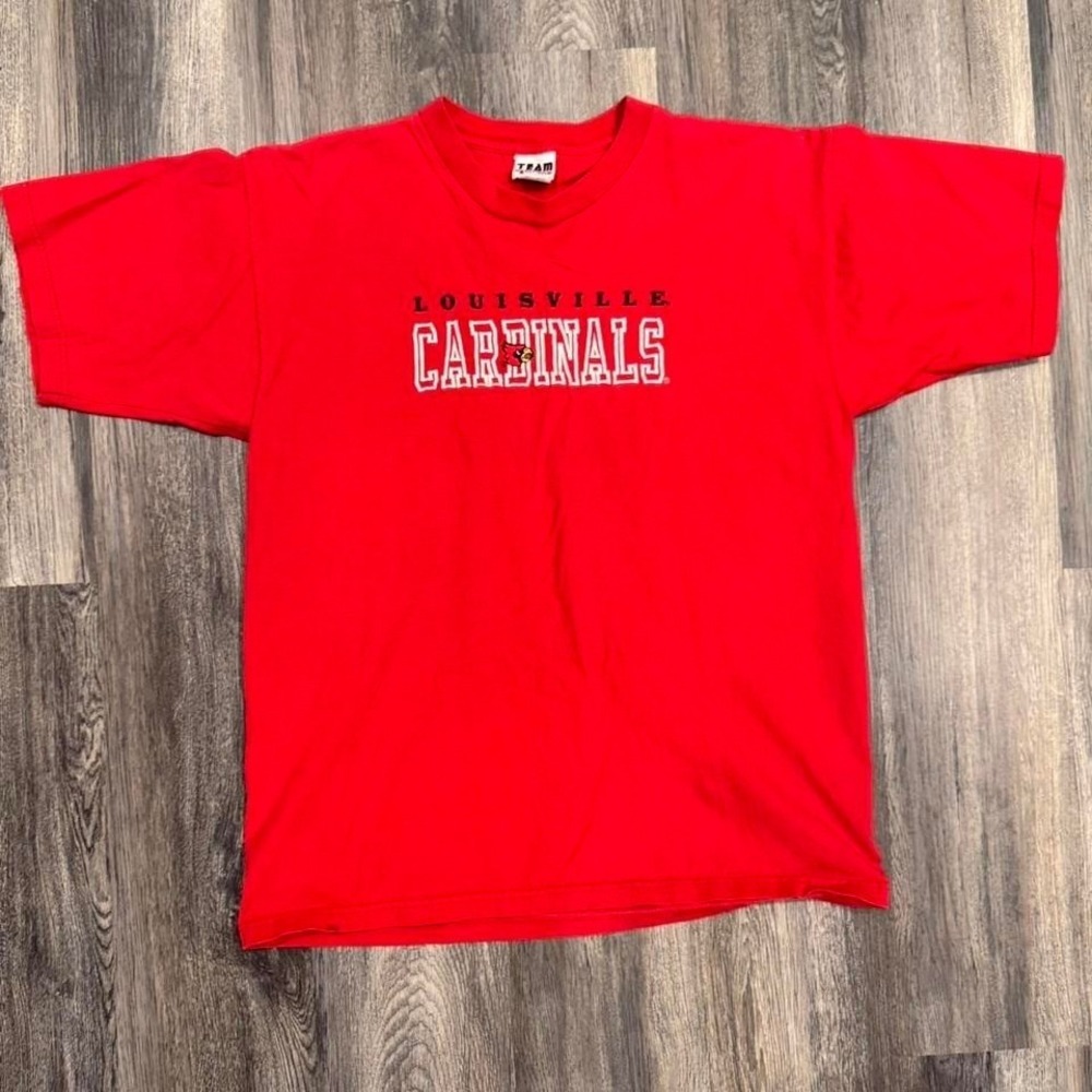 Vintage Louisville Cardinals  Team Edition Apparel T-Shirt Large